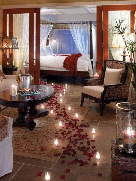 candles for romantic bedroom