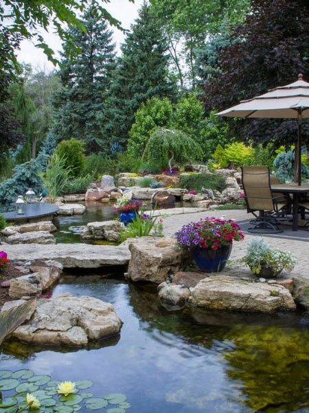 create a garden oasis