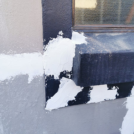 how to fill exterior cracks