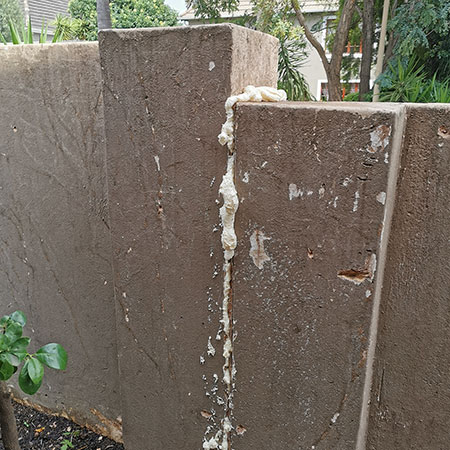 fix expansion joints in wals