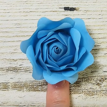 how to make a paper rose with notebook paper