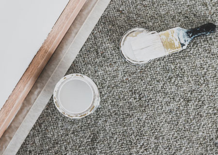 paint skirting boards in kitchen