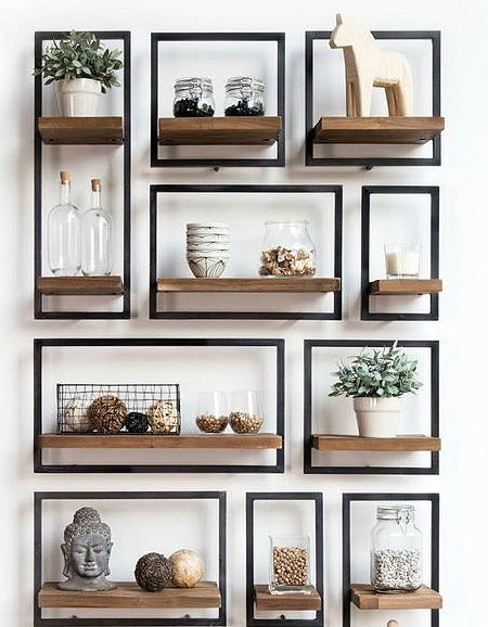 easy way to hang shelves