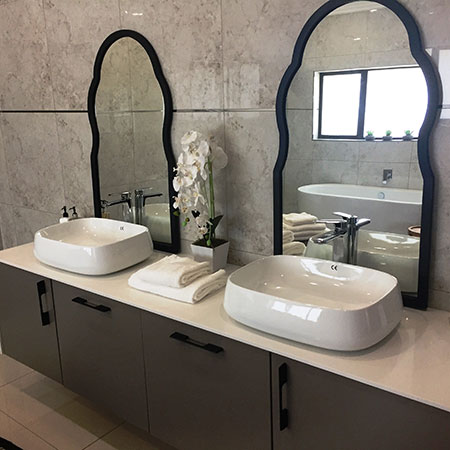Efficient Bathroom in Designer Home