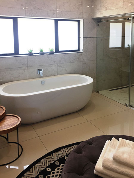 Efficient Bathroom in Designer Home