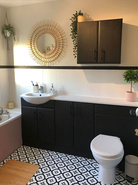 Update Bathroom Cabinets With Paint