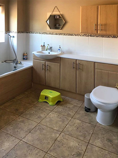 Update Bathroom Cabinets With Paint