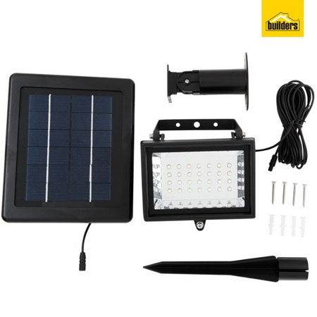 builders stock range of solar security and spotlights