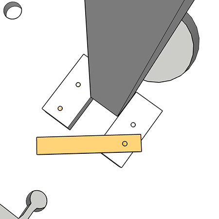 install latch for table leg