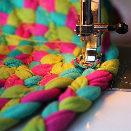 how to make a rag rug