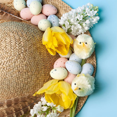 kids make easter hats or bonnets