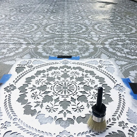 Dress Up your Outdoors with Paint and Stencils