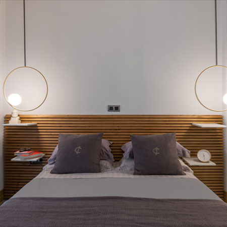 Brilliant DIY Idea for a Bed Headboard