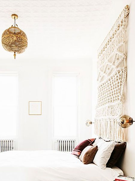 macrame headboard