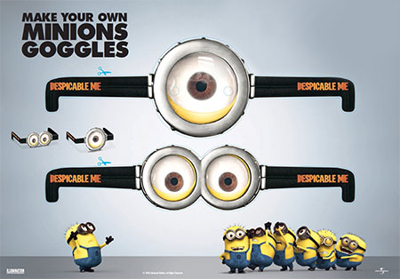 print minions glasses