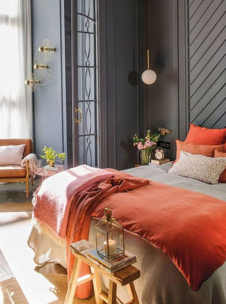 living coral for winter bedroom