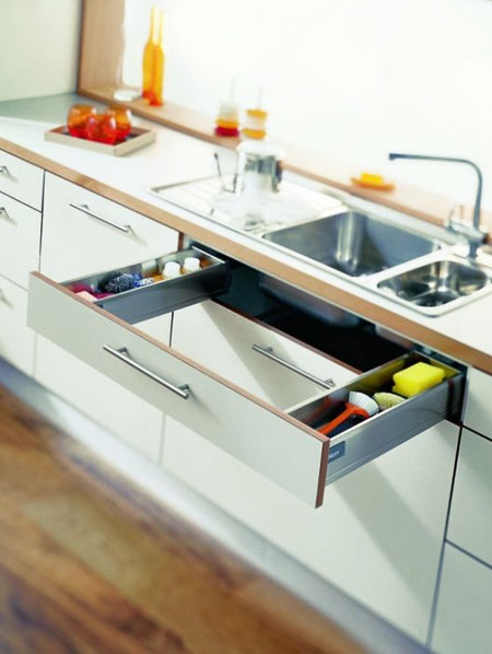 clever storage for under sink