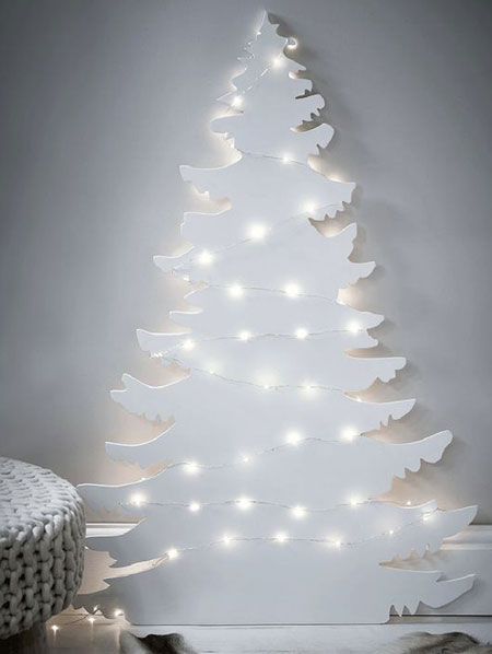 polystyrene or card christmas tree cut out