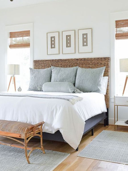 muted colours for guest bedroom