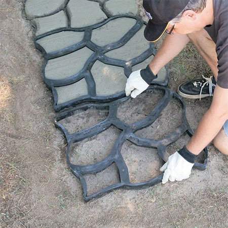 How To DIY Your Brick Paving With Concrete Moulds