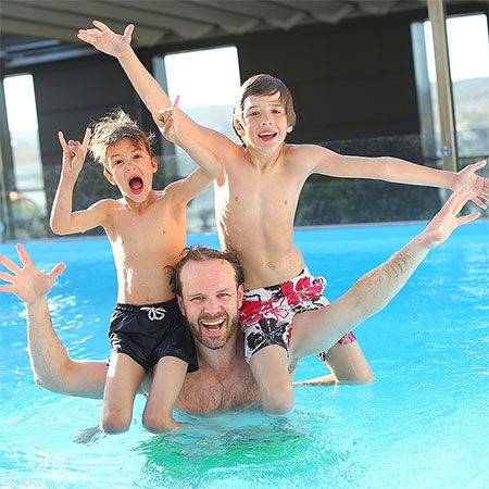 children playing holidays