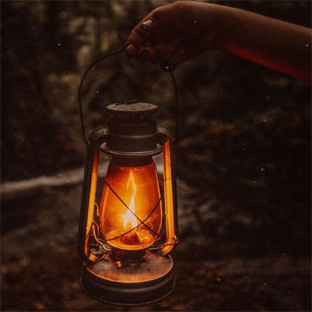 camping out at home