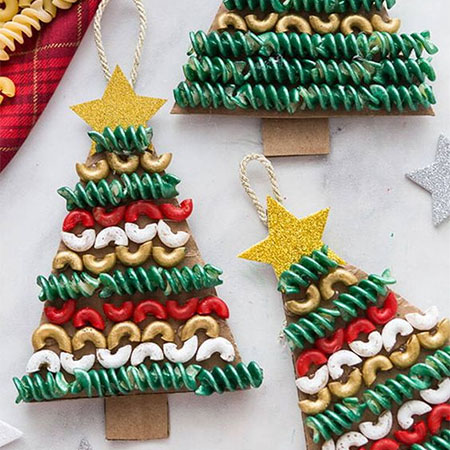 pasta christmas decorations