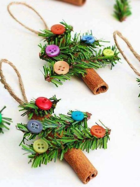 recycle old christmas tree crafts