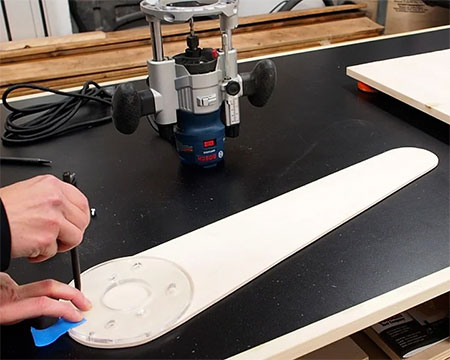 cut perfect circles with a router