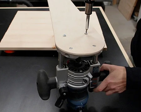 cut perfect circles with a router