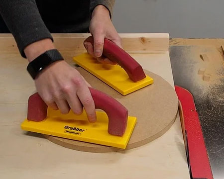 cut perfect circles with a table saw