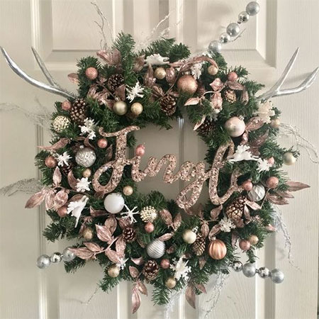 ideas for festive wreath