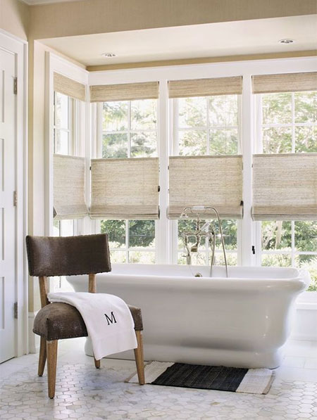 window blinds for bathroom