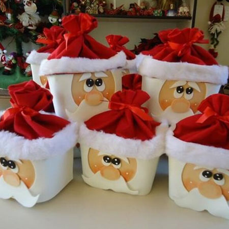 ice cream tub christmas gift containers
