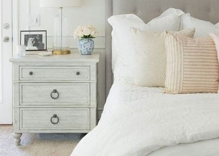 paint dark wood in a light colour