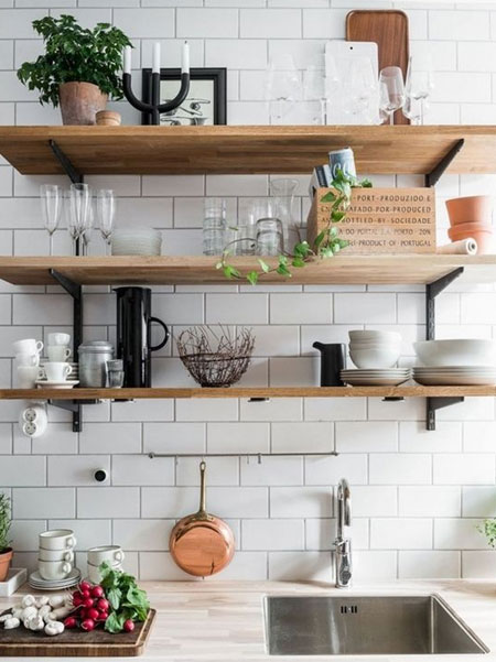 diy shelf for kitchen