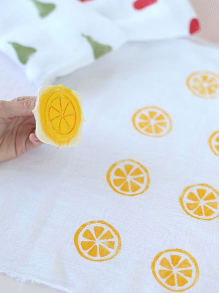 paint tea towels and kitchen cloths