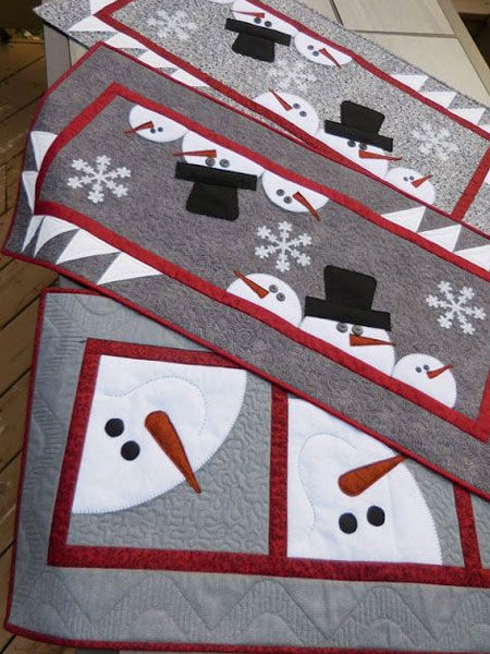 sew a christmas tablecloth or table runner for the holiday table