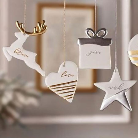 how to make clay christmas decorations