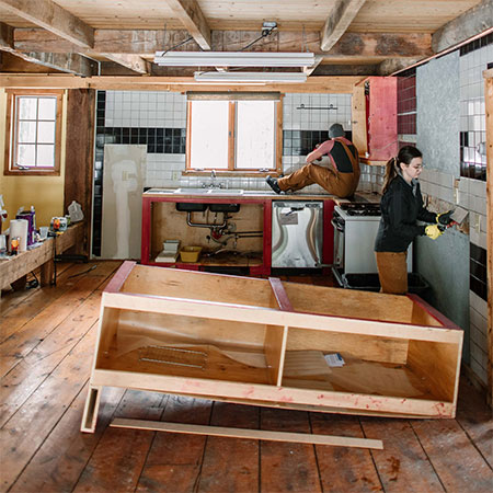 An Organic Kitchen for an Organic Home