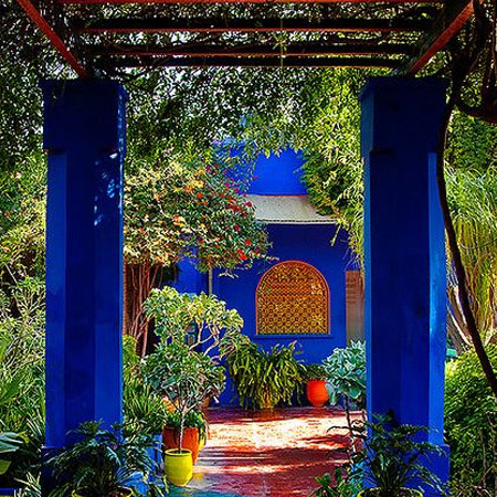 add colour to outdoor garden with paint