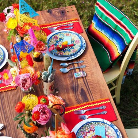 colourful fabrics for colour outdoors