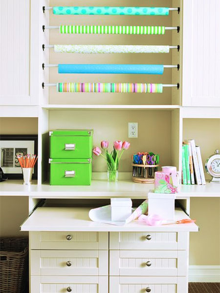 custom storage for crafts or hobby space