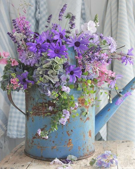 watering can vase for flowers