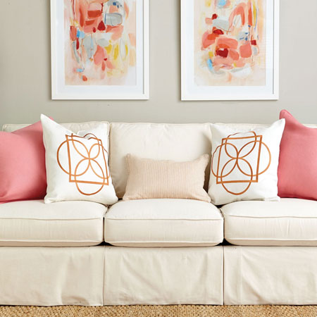 how to choose colours for cushions