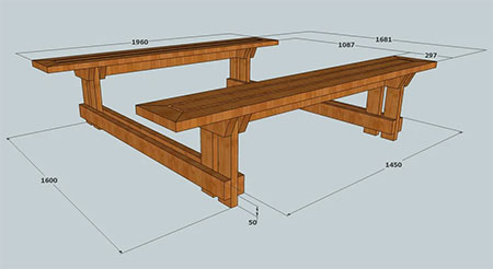 Make A DIY Wooden Picnic Table