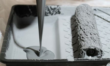 always use paint roller when decorating