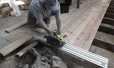 how to use a track saw