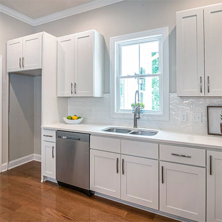 use corners in kitchen for storage