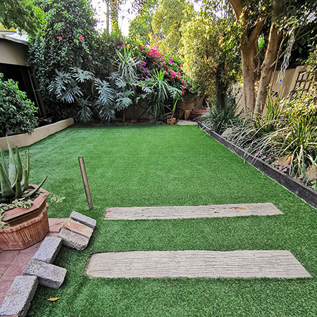 artificial grass saves water